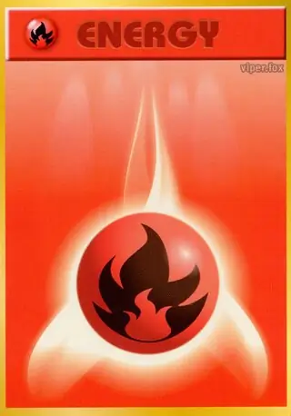Fire Energy Pokemon card from Expansion Pack